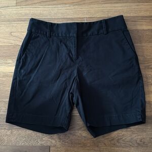 😎Loft black cotton/spandex Riviera shorts. Size 4.
